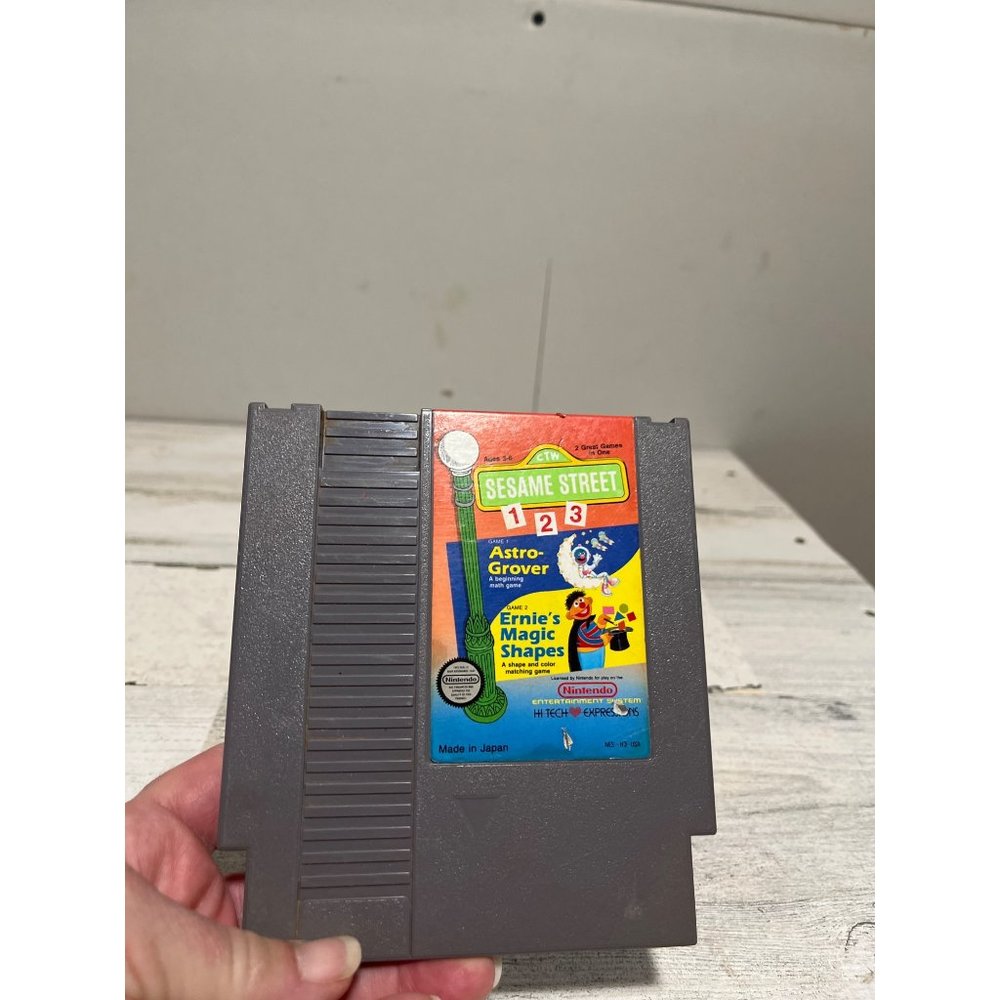 Sesame Street NES game circa 1985